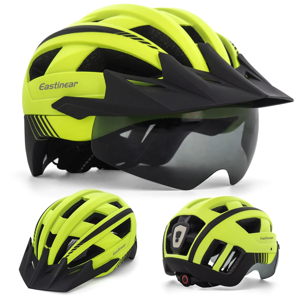  Eastinear OEM ODM biker helmet bike cascos para ciclismo scooter helm football offroad air soft visor with light