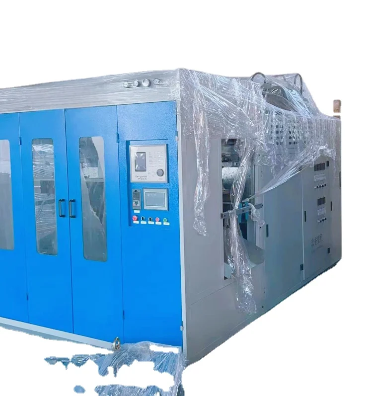 Plastic Can Jar Extruder Machinery HDPE  Barrels Bottle Extrusion Blow Molding Machine