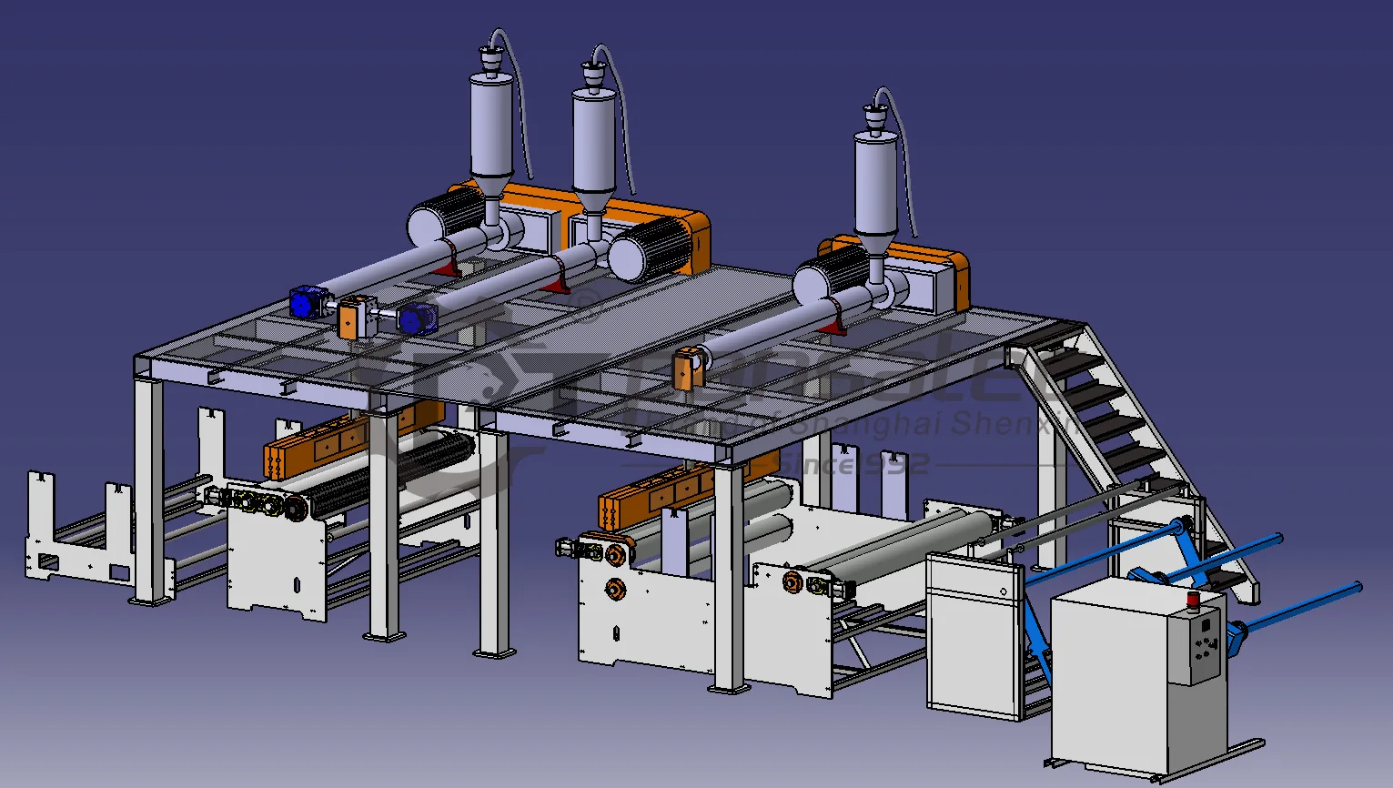 5-слойная машина для обертывания воздушно-пузырьковой пленки Pansatec