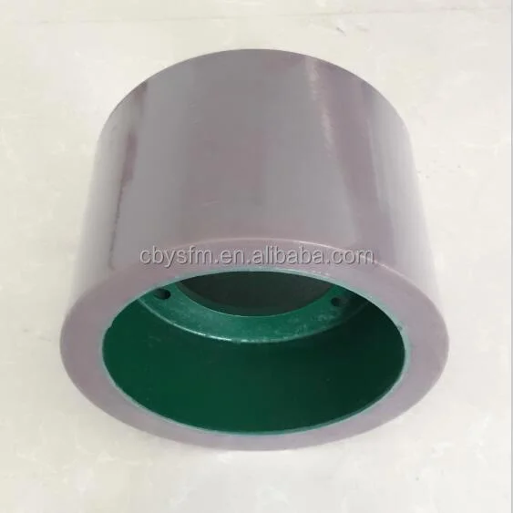 Hot sale 6 inch rice rubber rollers, 6 inch rice huller rubber rollers, 6 inch rice husker rollers on iron drum