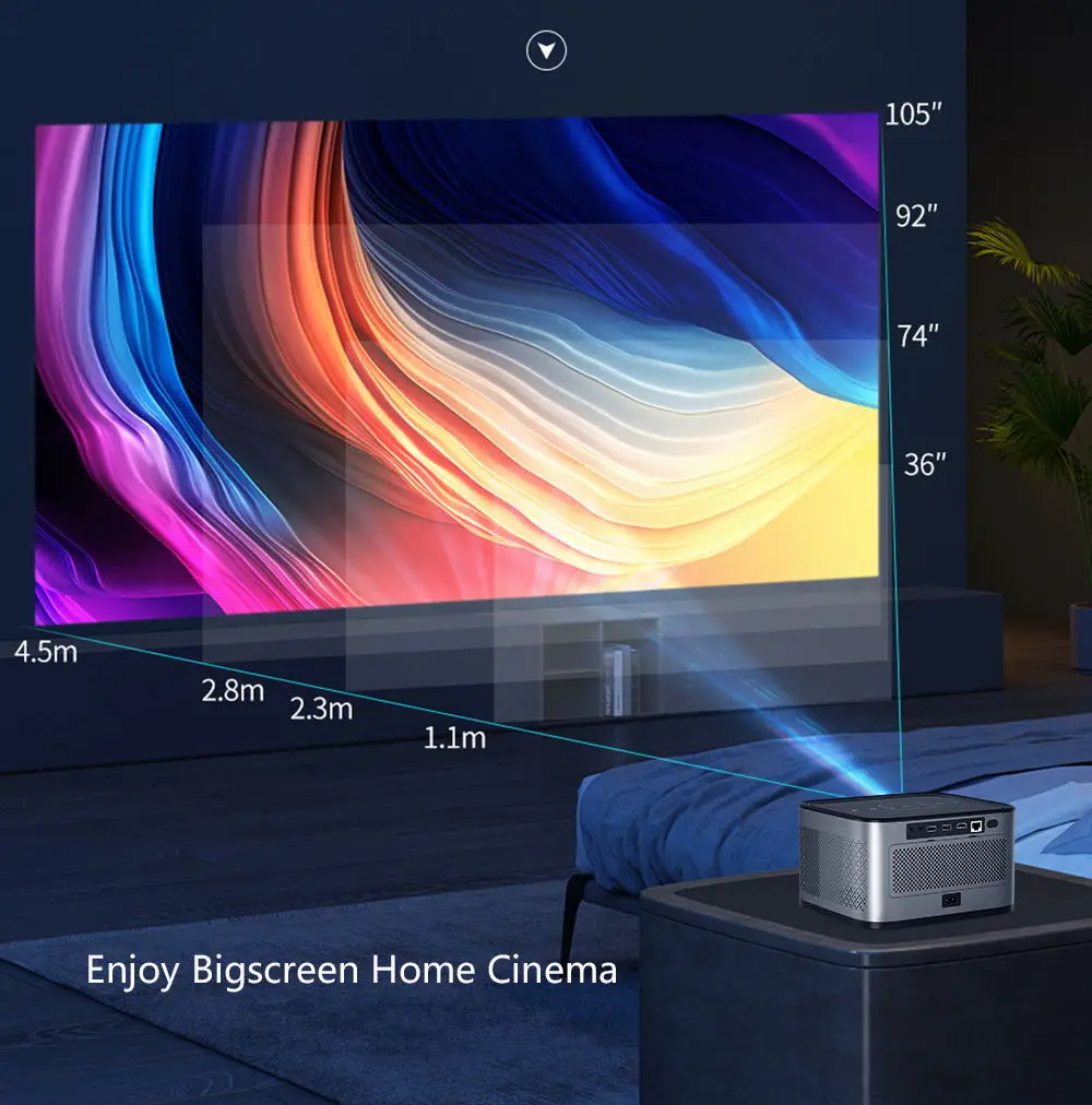 Projectors Video Full HD Projector  Pocket Projector Android