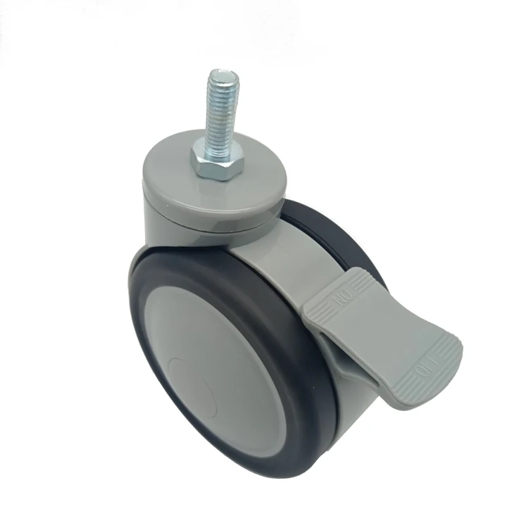 Silent Heavy-Duty Medical Caster Customized 2-Inch Hospital Castor from Chinese Supplier for Kitchen Dining and Bedroom Use