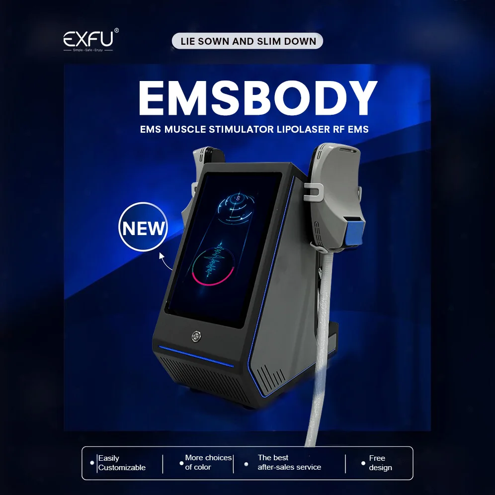 2023 Actimel 5 handles ems sculpting machine emsneo rf 14 tesla bodi sculpting body slimming shaping muscle building machine