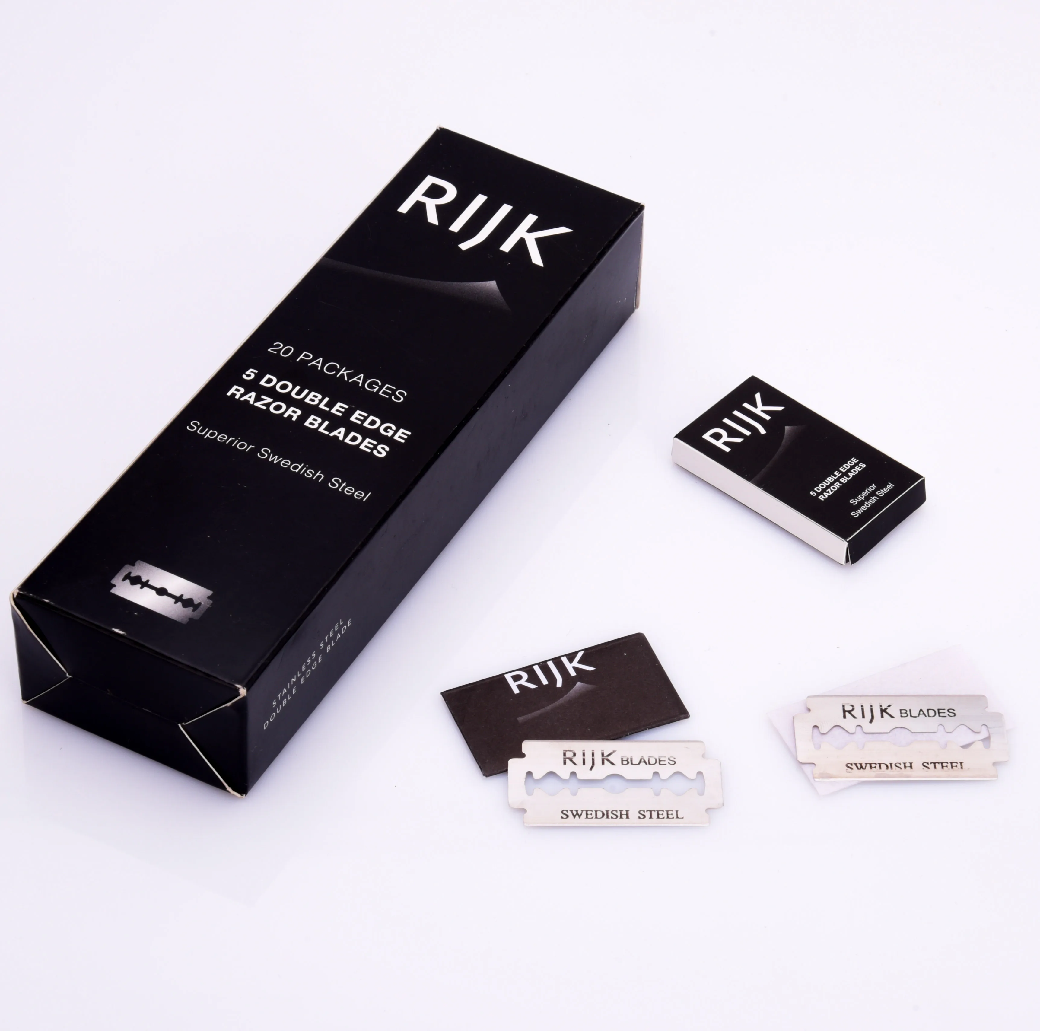 Twin edge razor blades for Safety razors and barber straight knife for Men & Women Shaving hair and eyebrow