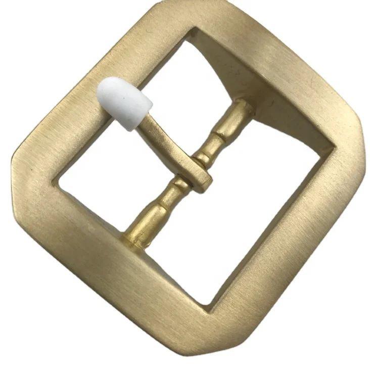 Factory Solid Copper Belt Buckles Metal Copper Pin Buckle for Belt Bag Accessories metal luggage buckle D O ring slide