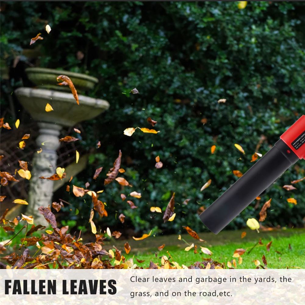 21v Strong Portable Electric Lithium Vacuum Turbo Jet Fan Cordless Garden Leaf Dust Air Blower Industrial Battery Air Duster