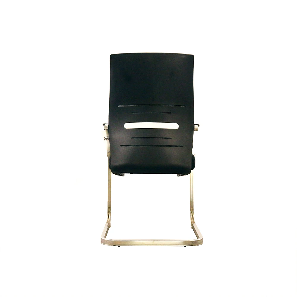 Modern Ergonomic Reception Waiting Room Chairs Conference Meeting Office Visitors Chair in Metal Material
