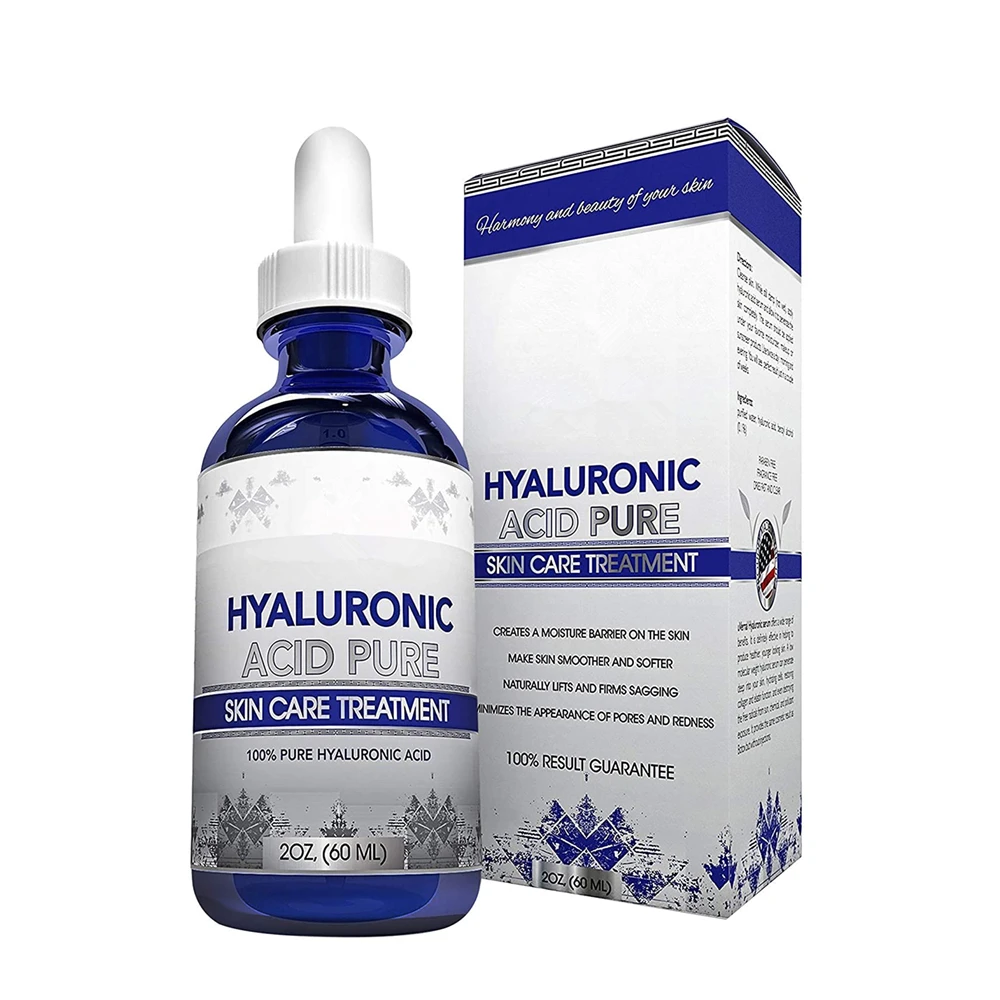 Private Label 100% Pure Medical Quality Clinical Strength Formula Hyaluronic Acid Serum For Face