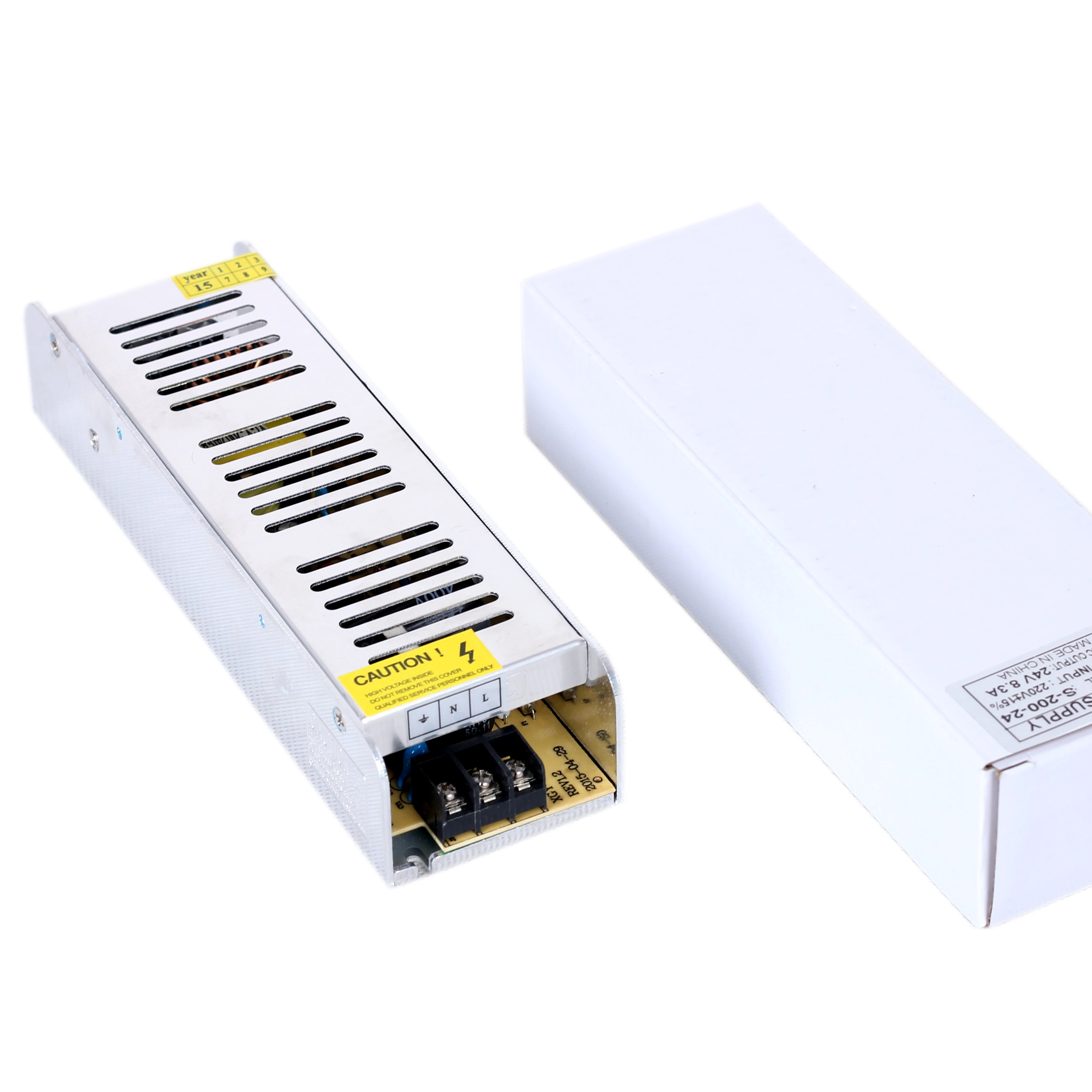 Вход 220V тонкий источник питания 24V 200W 8.3A светодиодный индикатор питания импульсный источник питания светодиодного табло