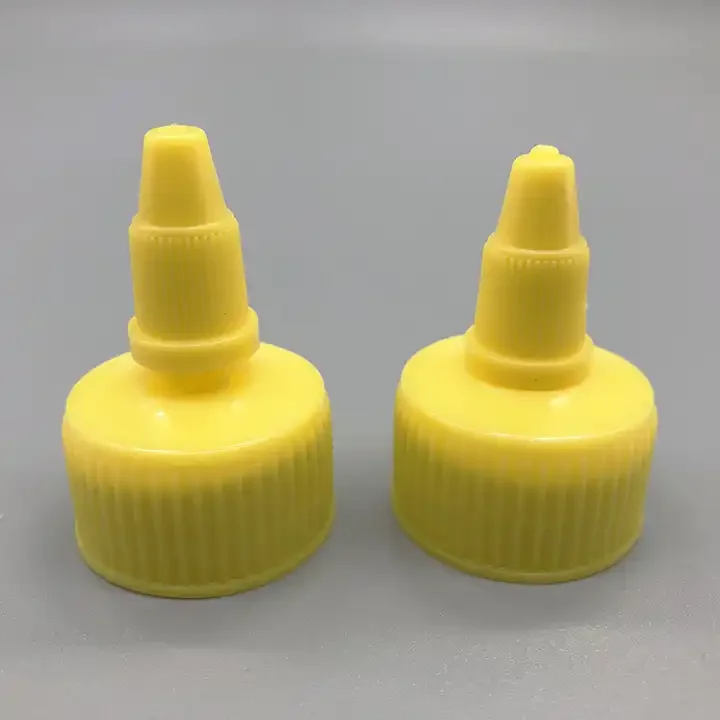 Hot Selling Customized Plastic Screw Twist Hair Dye Oil Dropper Squeeze Dispensing Spout Cap Dye Squeeze Bottle