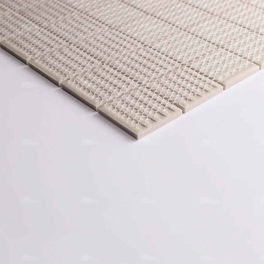 Regular Stock Skid Resistant Unglazed Full Body Porcelain Ceramic Anti Slip Matte Mosaic Tiles Green For Pool