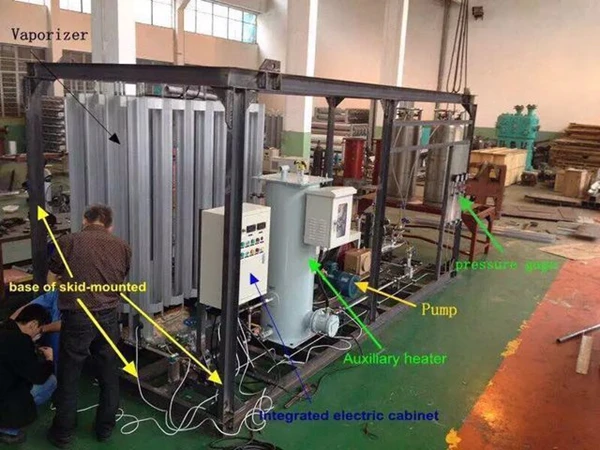 150kg/h Lpg Evaporator Electric Lpg Type Gas Vaporizer For Regasification