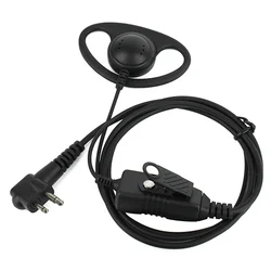 Retevis D Shape 2 Pin Ear Hook Earpiece Headset For Motorola GP68/GP88/GP300/2000/CT150/P040/Pro1150 HYTTC610 TC600 TC-500