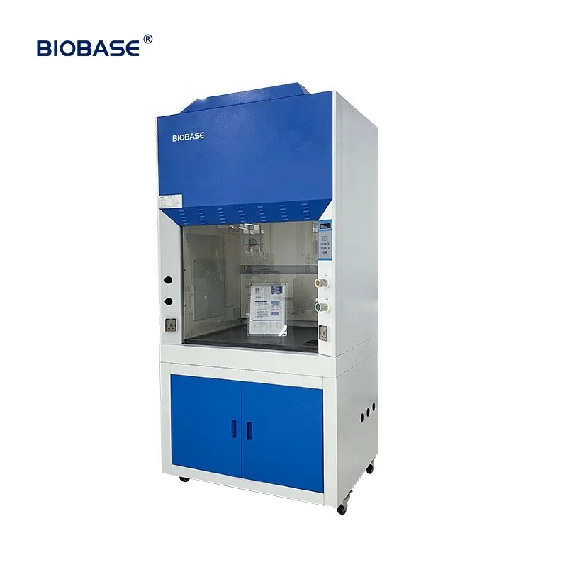 Лабораторные вытяжные шкафы BIOBASE 1 2 м с химическим вытяжкой устойчивые к кислотам и