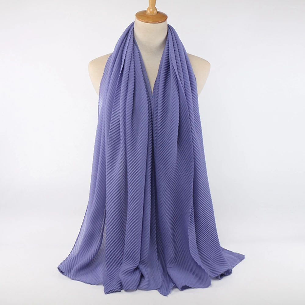 
Zakiyyah YW112 Pturkish dress pakistani hijab style solid color cotton niqab with twill pleated 