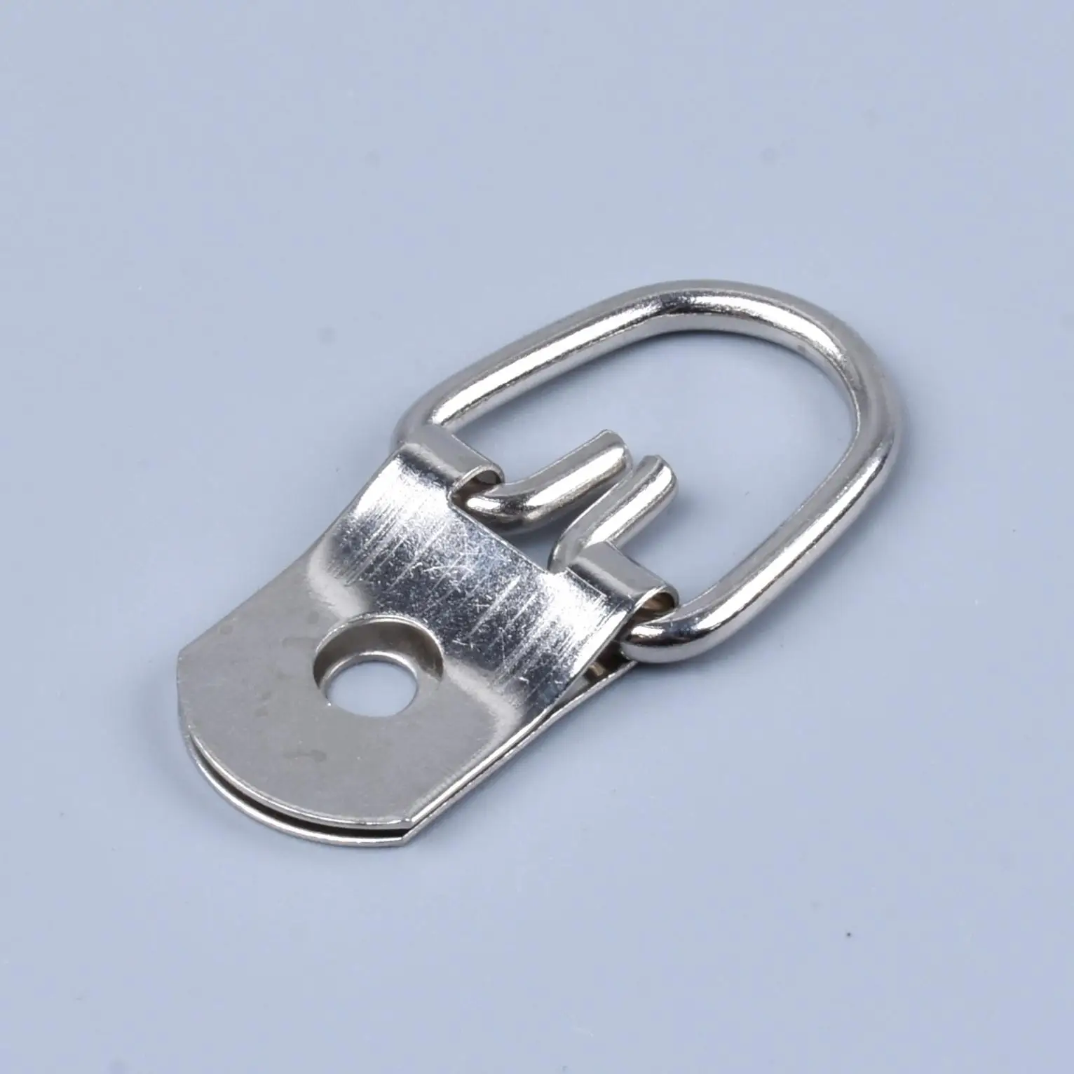 Dreieins сверхмощные железные никелированные одиночные отверстия D-образные кольца крючки-вешалки