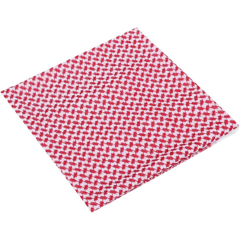 Traditional Islamic Muslim Headwear Red Plaid Head Scarf, Muslim Male Costumes Pray Headwear Head Cap Polyester Headscarf