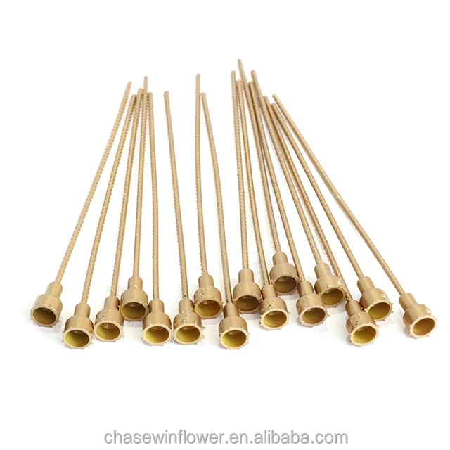 
special preserved flower material colorful plastic rose stem artificial flower stem use to make preserved roses 