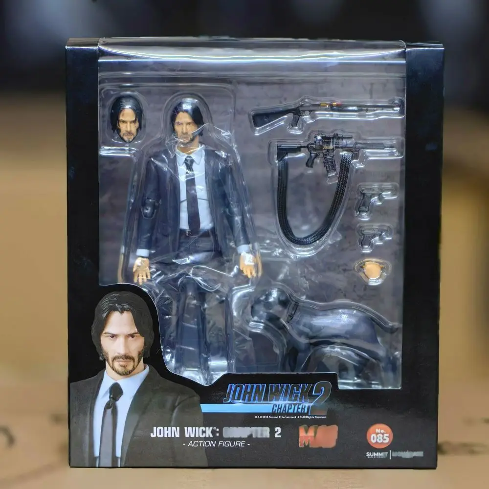 MAF kill John wick mafex movable boxed figure doll decoration model action figure