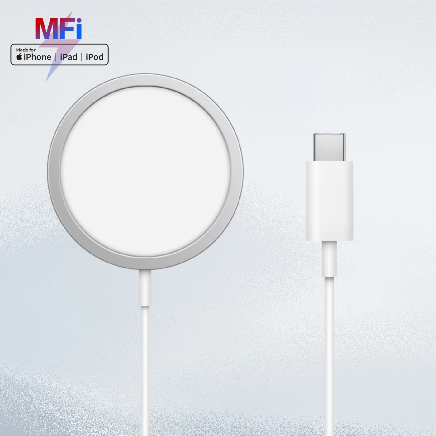 OEM ODM charger wireless 10W 15W wireless phone charger Circle Pure copper conduction for apple 14 12 magnetic wireless charger