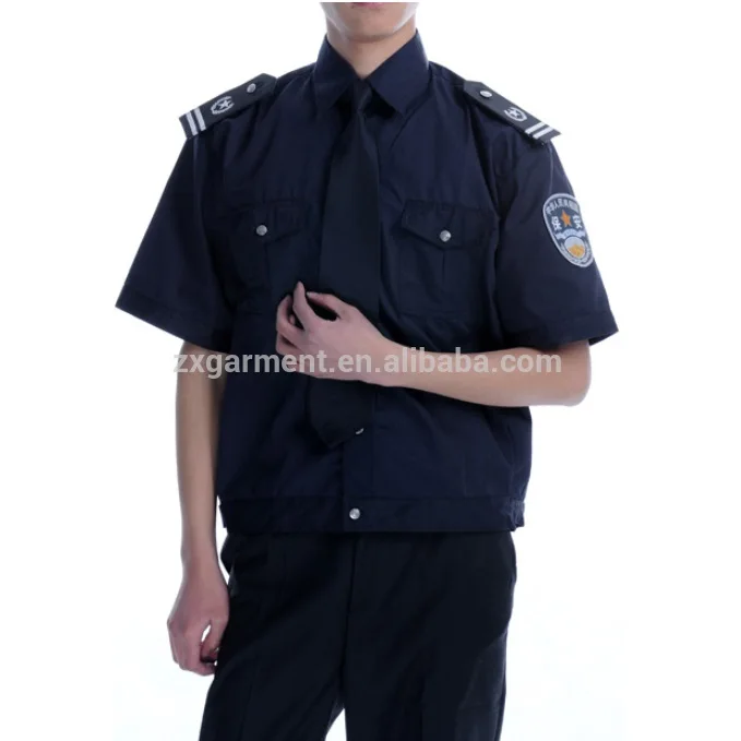 European American Style Tear Resistant Tactical Suit Shirts Pants Two Piece Sets Security Guard Uniforms