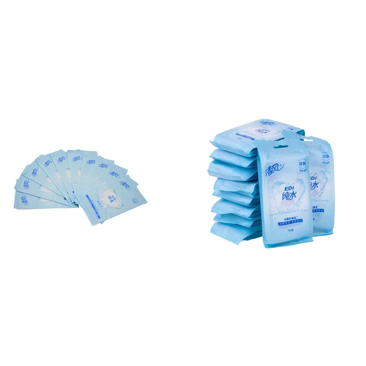 Single Tissue Wet Wipes Machine Restaurant Wet Towel Packing Machines