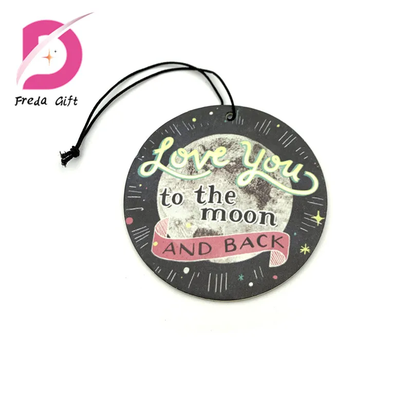 Creative novelty high-end shoe-shaped paper car perfume/car air freshener vent customized