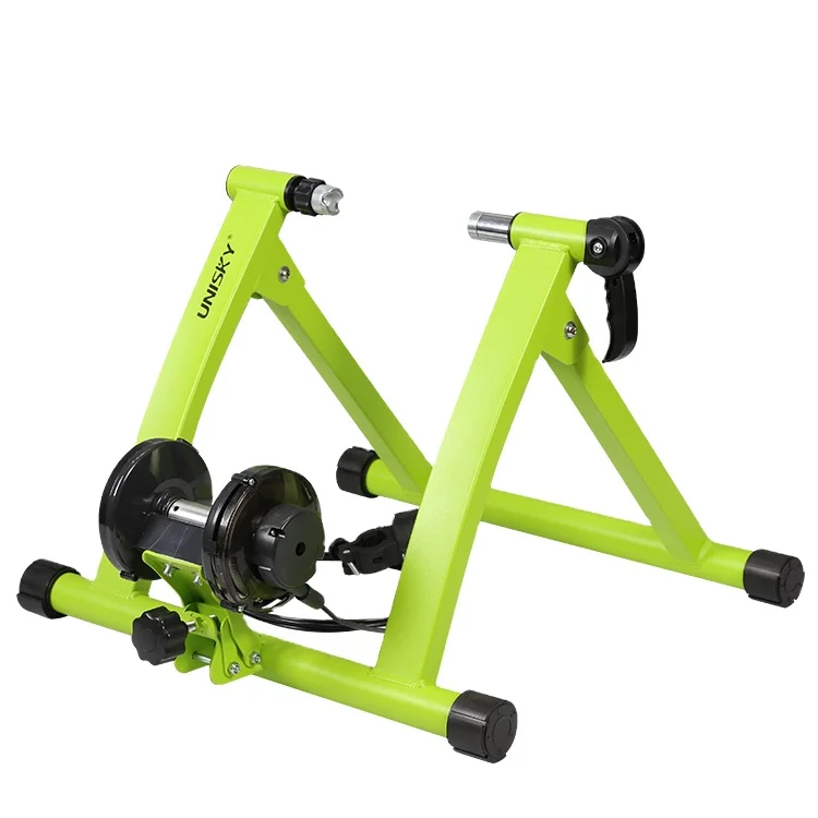 Foldable Bike Stationary Bicycle Cycling Turbo Trainer Fluid Resistance Indoor Bike Home Trainer