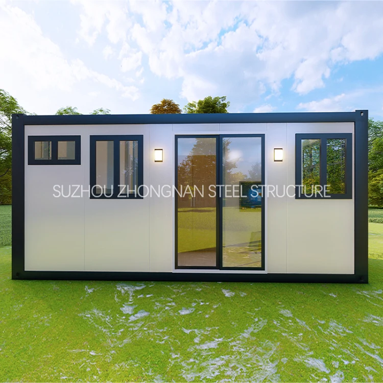 40ft mediterranean style prefab flat pack container home cheap price prefabricated shop modular house for malaysia