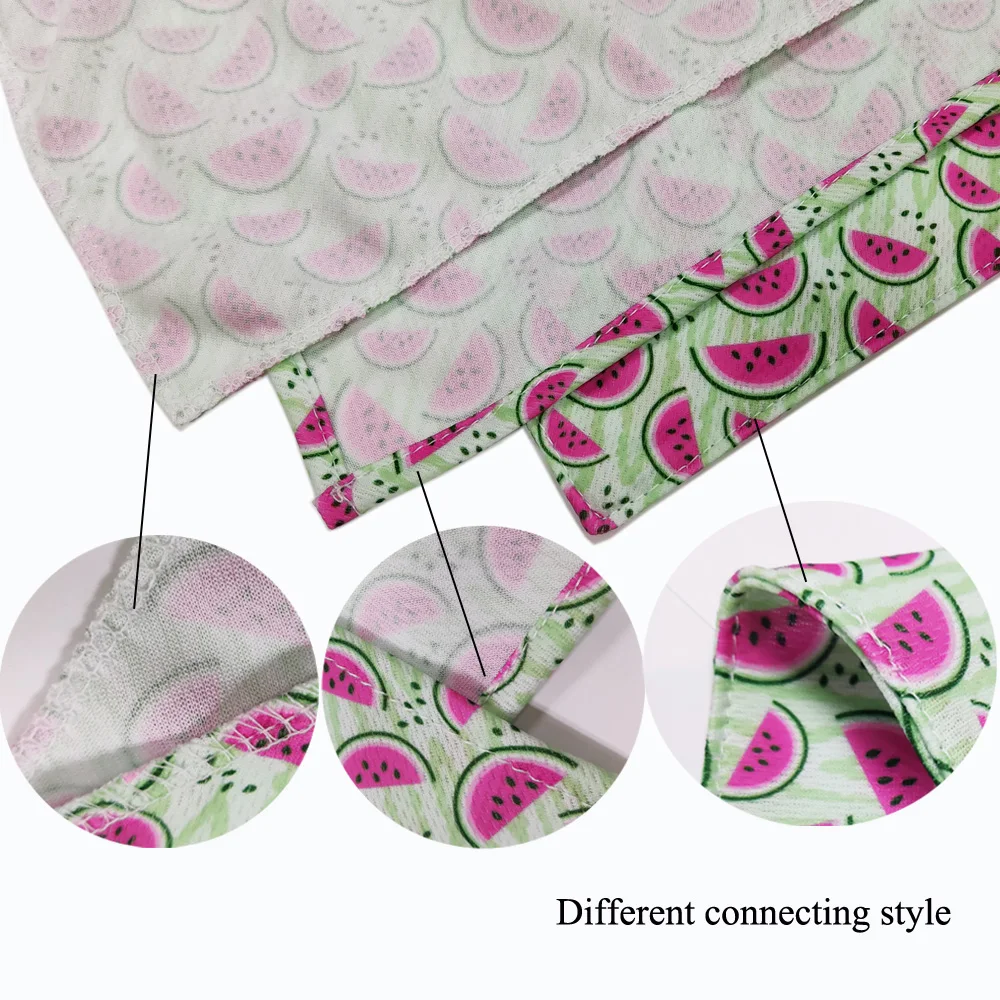 Wholesale Cooling Soft Double Side Fabric Washable Triangle Sublimated Dog Bandana With Custom Logo Print
