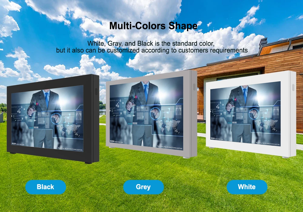 32 inch Outdoor LCD Display Horizontal Advertising Digital Display Signage TV Display