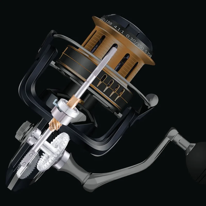 Wholesale 8000/10000/12000 Spinning Fishing Reel Line Reel All Metal Alloy Big Game Fish Wheel Trolling Penn Fishing Reels