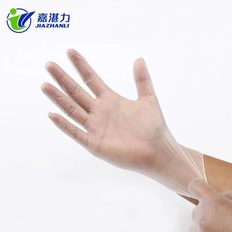 100PCS Good Price High Quality Clear Powder Free Disposable Vinyl Gloves