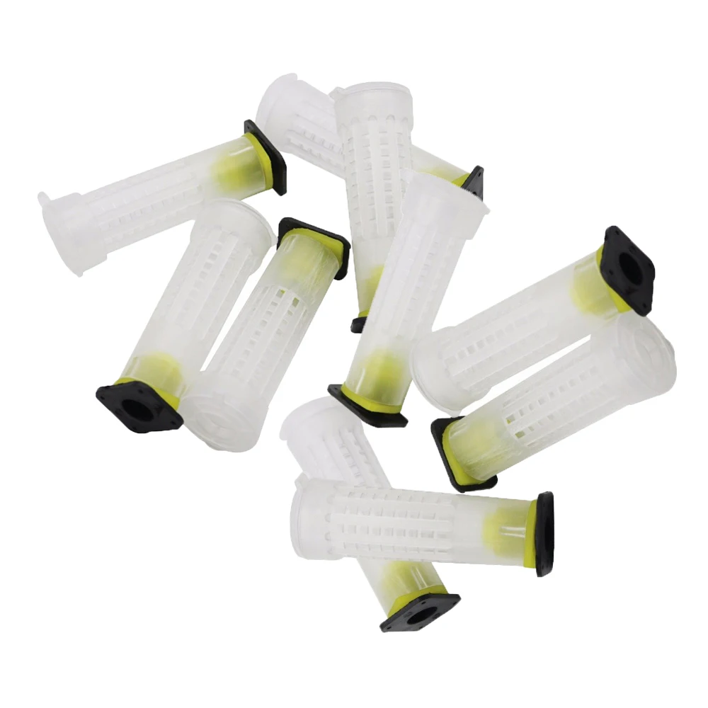 CHINABEES 20PCS Queen cage rearing cover catcher queen plastic cells bees box cages bees tool  apiculture equipement protection