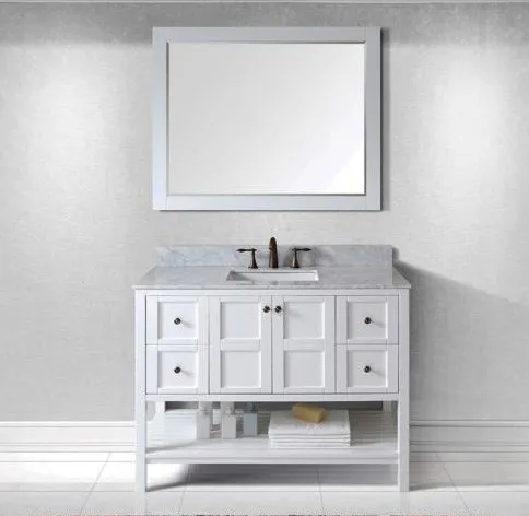 2021 Hangzhou Vermont Factory Ghana Bathroom Vanity Mirror Hinges Bathroom Cabinets