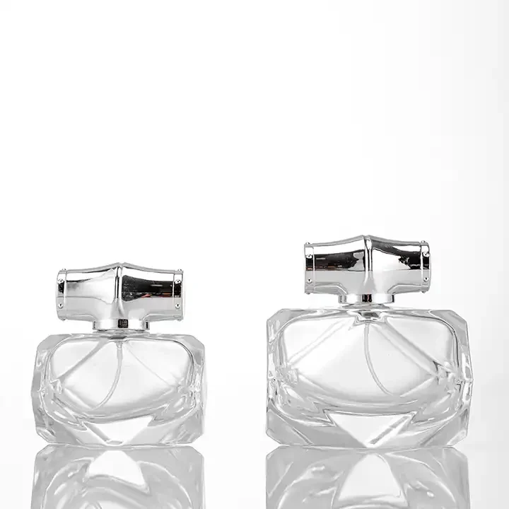 Transparent Diamond Glass Bottles
