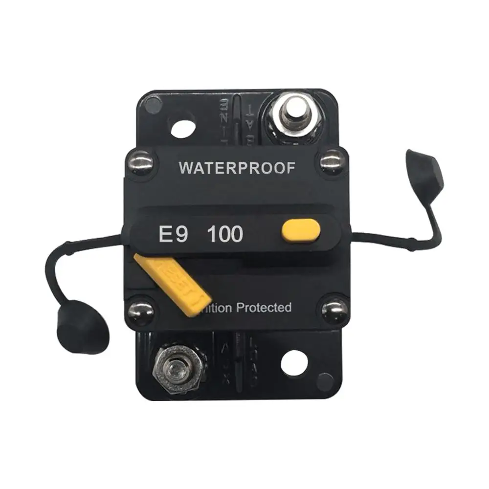 Keto Waterproof Manual Switchable Reset Circuit Breaker Brake Protector for RV,Truck Marine