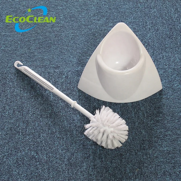 EcoClean Hot Selling Plastic Toilet brush set,  toilet brush with holder , toilet brush