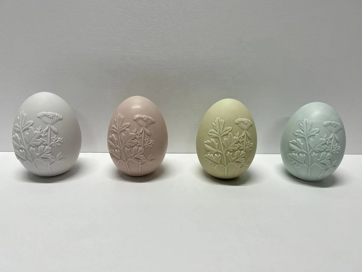 NORDIC EASTER CERAMIC SPRING DECORATION egg shape ceramic tabletop home decoration