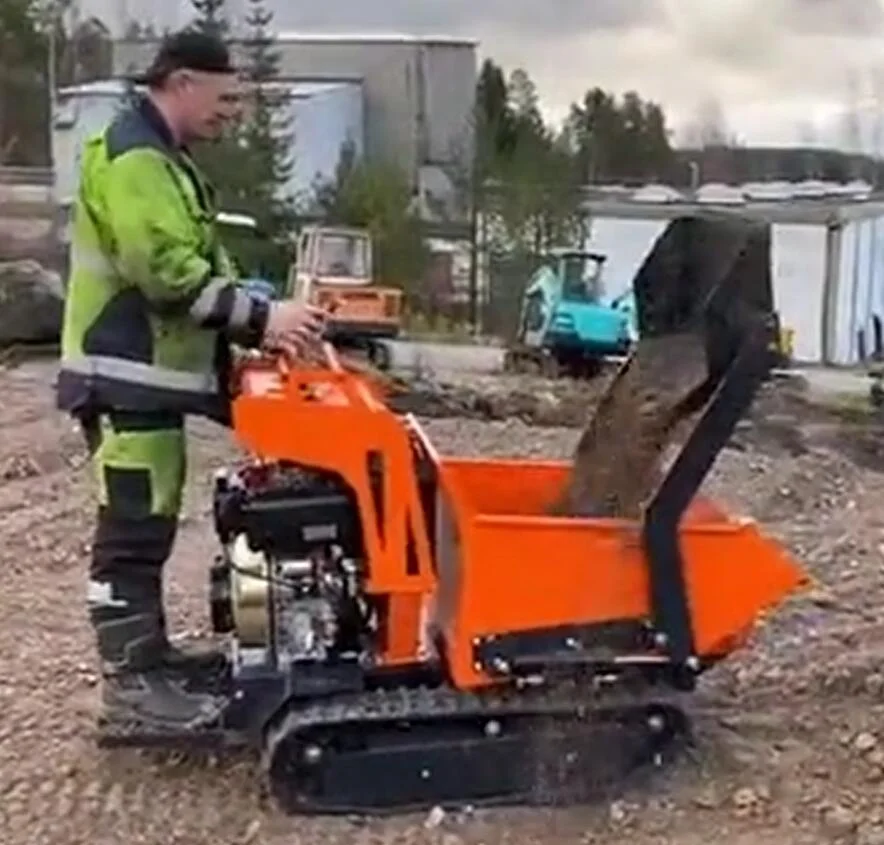 New Multifunzione Hydraulic Pump Mini Crawler Dumper With Cheap Price