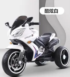 Children license electric tricycle for kids ride on 12 volt battery operated motorcycle