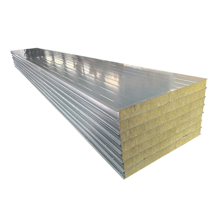 Wall And Roof Foam Insulation sip prefabricated 3d Eps Wall Panels Rock Wool PU PIR EPS Sandwich Panels Polyurethane Wall Panel