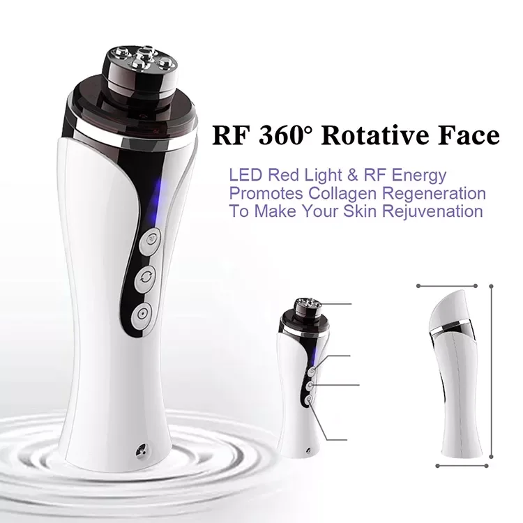Skin Tightening Face Lifting Machine Mini Rotating Rf Beauty Device