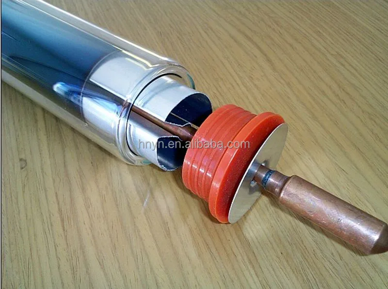High borosilicate 3.3 glass evacuated tube with heat pipe solar collector China Made