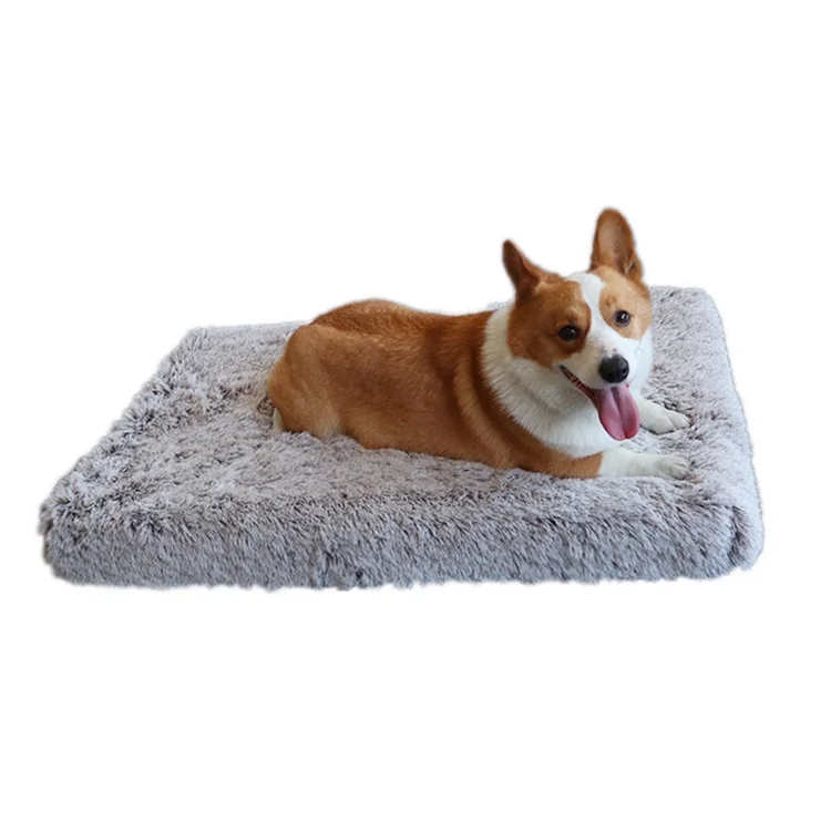 
Square Dog Bed Washable Non-Slip Pet Beds Moisture Proof Protect The Cervical Spine Of Pets Carriers 