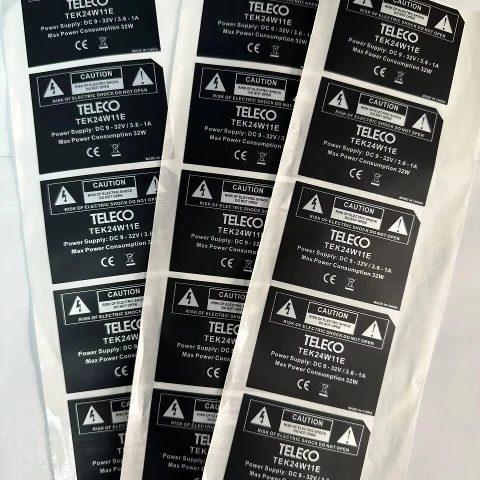 CE Certified Electronic Label Stickers Private Label Color Printing Permanent Adhesive Paper Exhibitions Cosmetics Packed Sheets