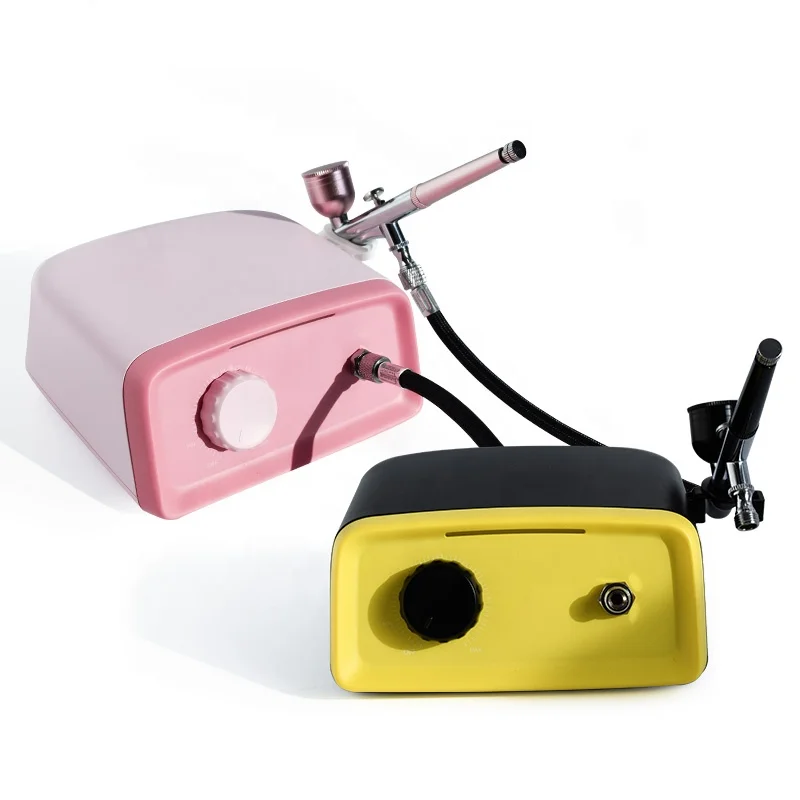 New upgraded 35PSI professional dual action gravity feed makeup cake airbrush decorating airbrush