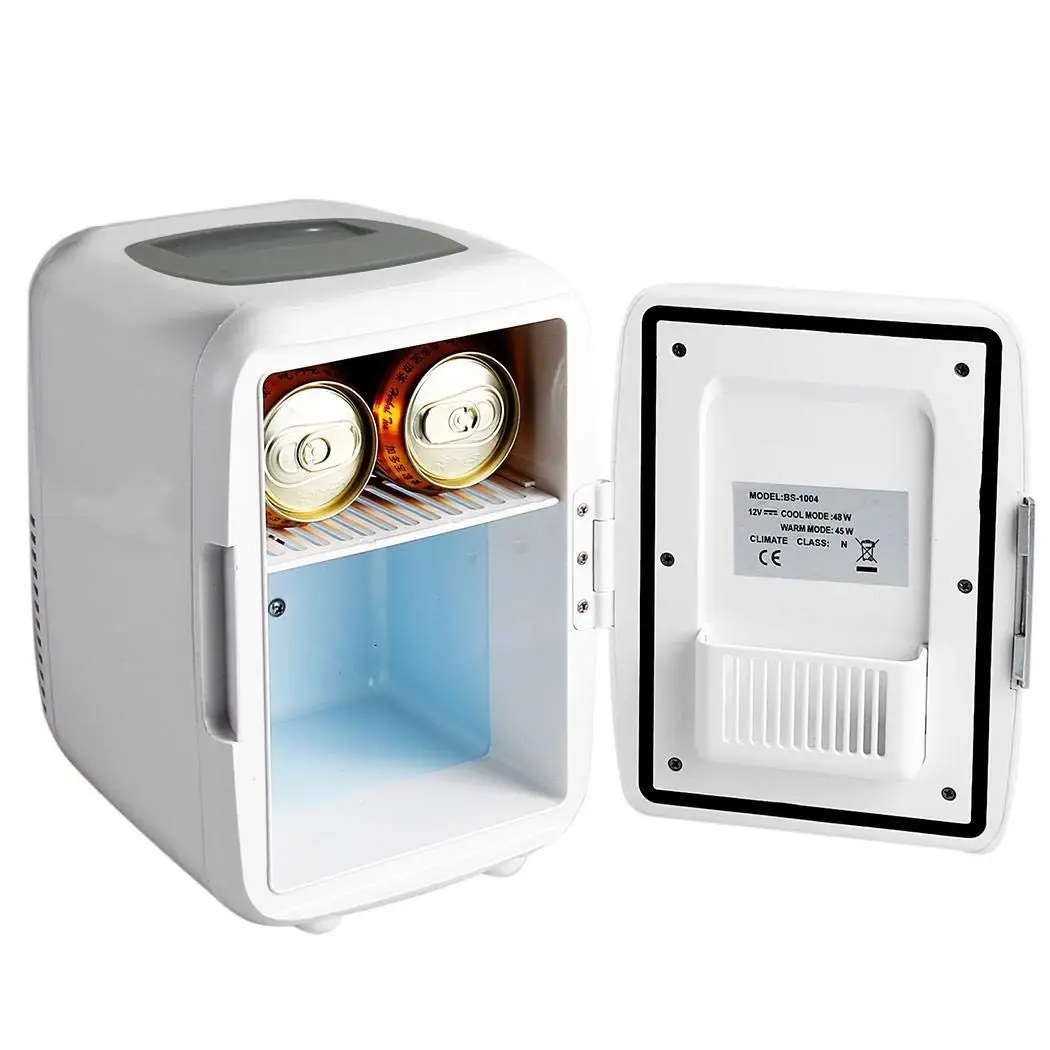  Factory Price Mini Fridge 4L Car use 12V Portable Outdoor Storage Cooler Rifregerator 2 In 1 For Drinks And