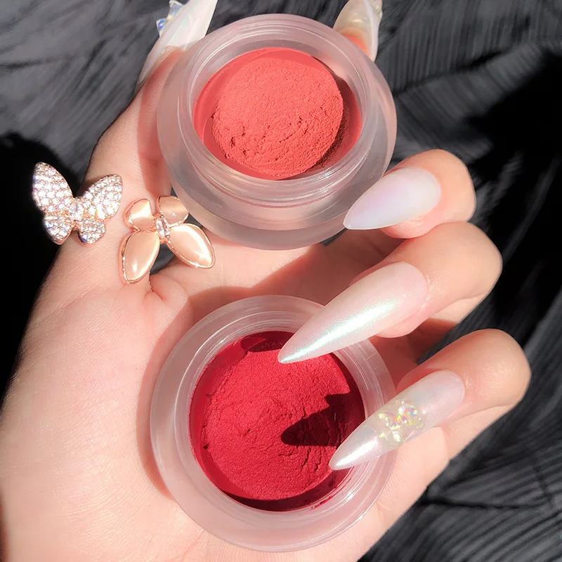 XIXI 2 in 1 Velvet Matte Lip Mud With Blush Cream Double Use Waterproof Non-stick Long Lasting Pigment Face Lip Make up