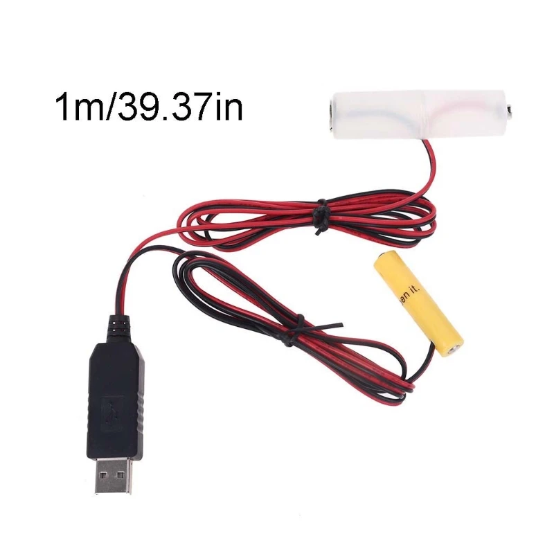  Адаптер питания 2 в 1 с европейской вилкой USB-преобразователь Устранитель аккумулятора AA + AAA сменный кабель для устранения неисправностей аккумуляторов